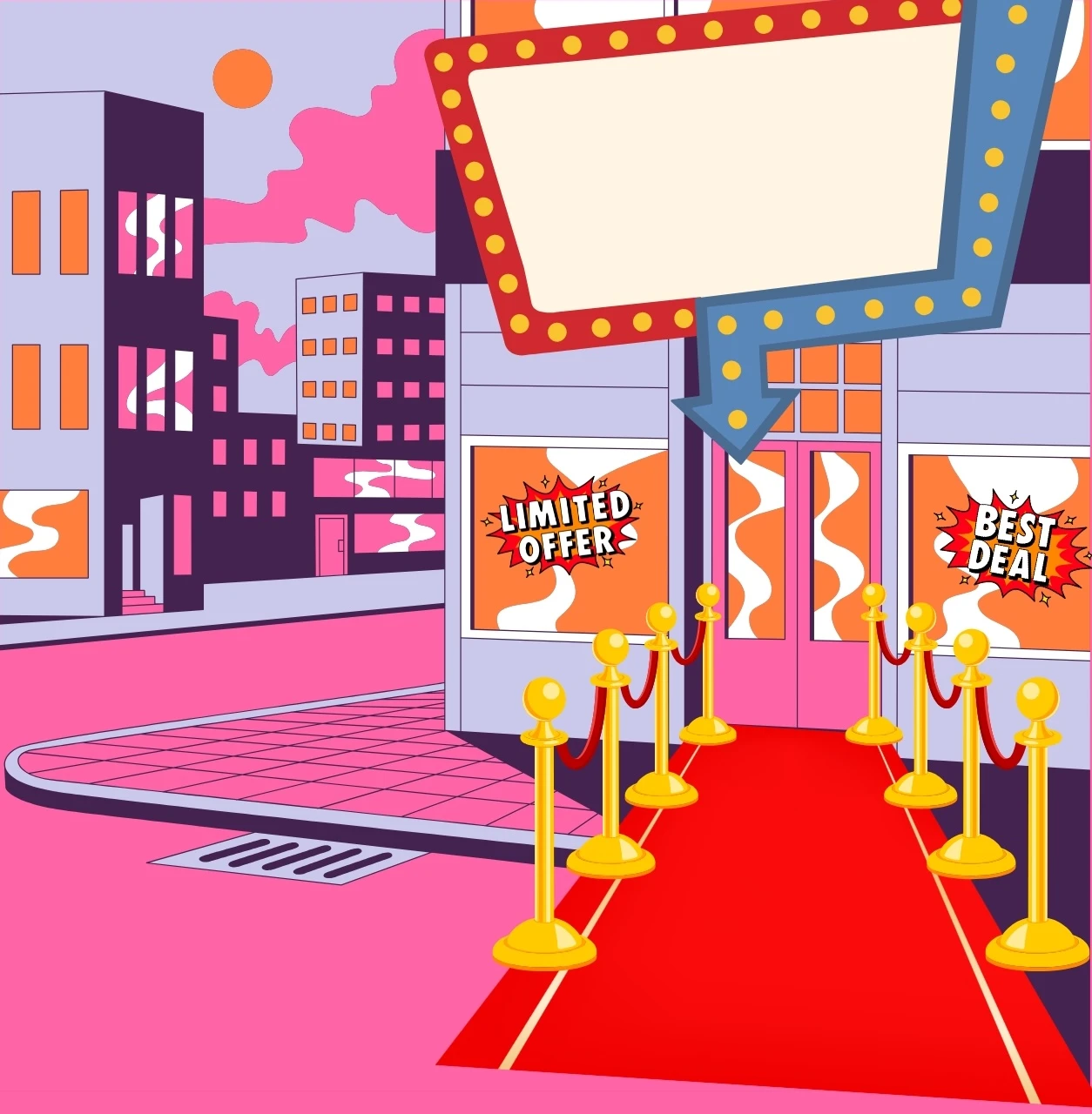 Street Scene with Shop